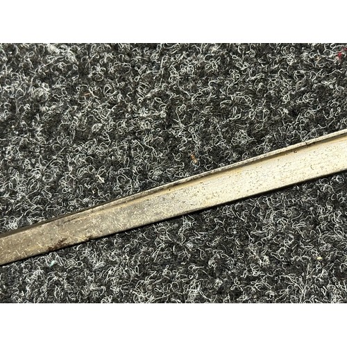 3152 - French Gras Bayonet with single edged blade maker marked and dated 