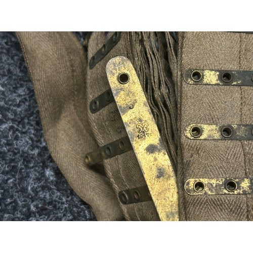 3167 - WW1 Imperial Russian 250 round M1910 Maxim 7.62mm Machine Gun Belt. Marked with Imperial Eagle and d... 