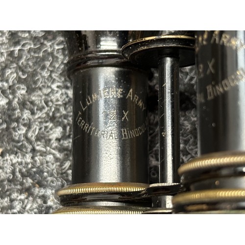 3172 - WWI British Binoculars maker marked 