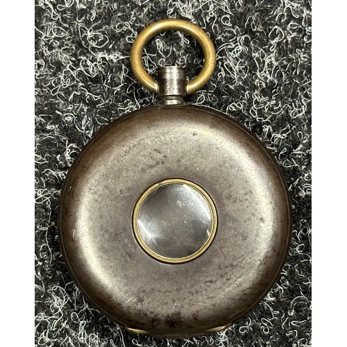 3175 - WW1 British Presentation Pocket Watch with Black Dial with Roman Numerals and Separate Seconds Dial.... 