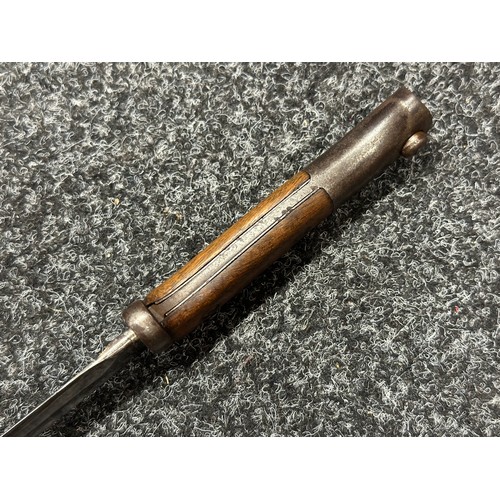 3183 - WW1 Imperial German S84/98 Mauser Bayonet with single edged fullered blade 234mm in length, maker ma... 