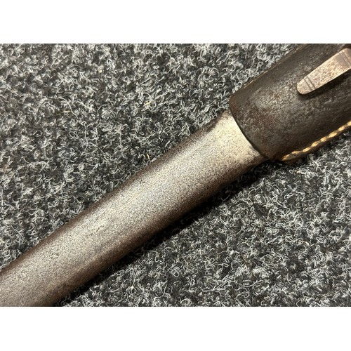 3183 - WW1 Imperial German S84/98 Mauser Bayonet with single edged fullered blade 234mm in length, maker ma... 