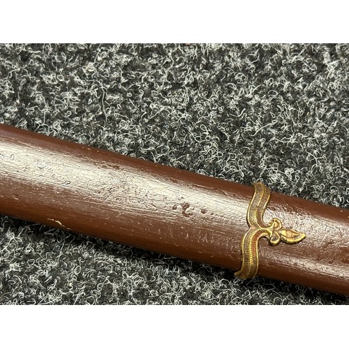 3190 - WW2 Imperial Japanese Army Officers Shin Gunto Sword with single edged blade 692mm in length. Signed... 