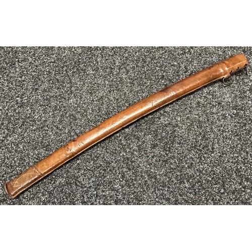 3191 - WW2 Japanese Officers Shin Gunto Katana Sword with single edged blade 535mm in length. Tang has two ... 