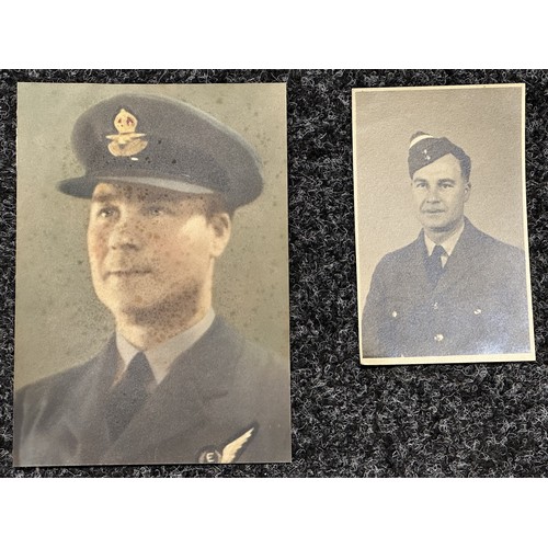 3208 - WW2 British RAF Flying Log Book group to 185035 Flying Officer Edwin Francis Lofting. F/O Lofting wa... 