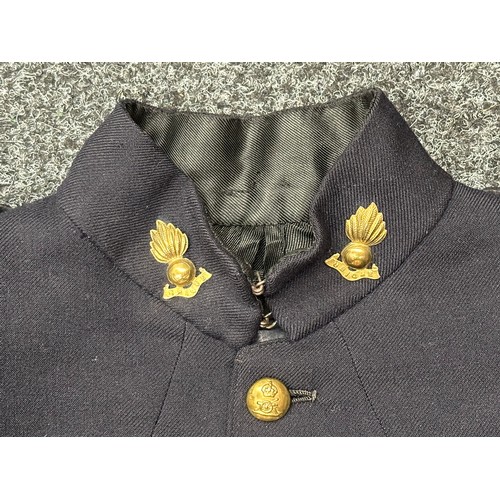 3209 - WW2 British Royal Artillery Sgt's No1 Dress Uniform Jacket complete with collar dogs and WW2 Campaig... 