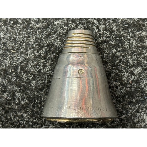 3216 - WW2 British No 209 - II Artillery Shell Fuze, maker marked and dated 