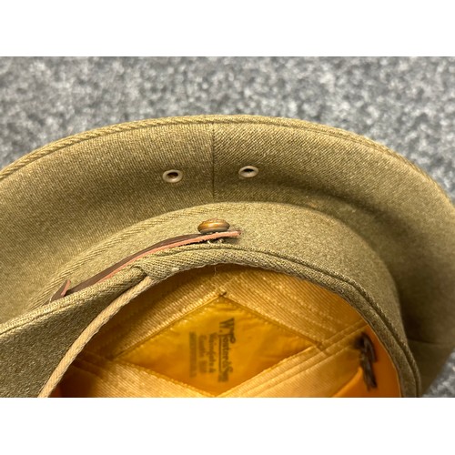 3217 - WW2 British Army Officers Service Dress Cap. Unissued condition. Kings Crown General Service Buttons... 