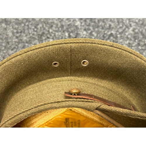 3217 - WW2 British Army Officers Service Dress Cap. Unissued condition. Kings Crown General Service Buttons... 