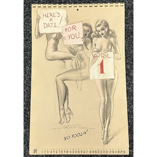 3219 - WW2 US Pin Up Calender 1943 