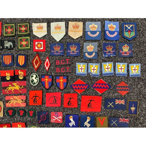 3224 - WW2 British & Commonwealth Army Cloth Formation Signs and some later postwar issue formation signs. ... 