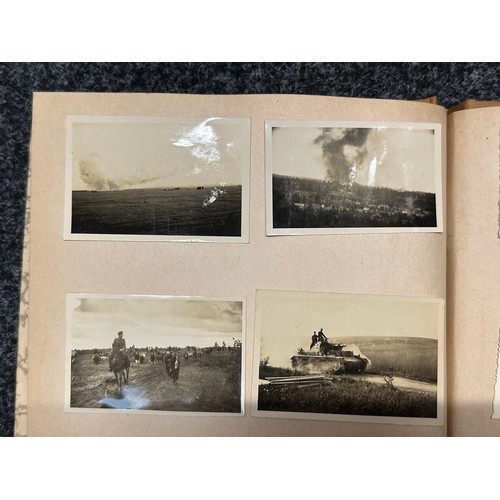 3241 - WW2 British 7th Armoured Division Photo Album 1945 plus various maps. Good content with good photos ... 