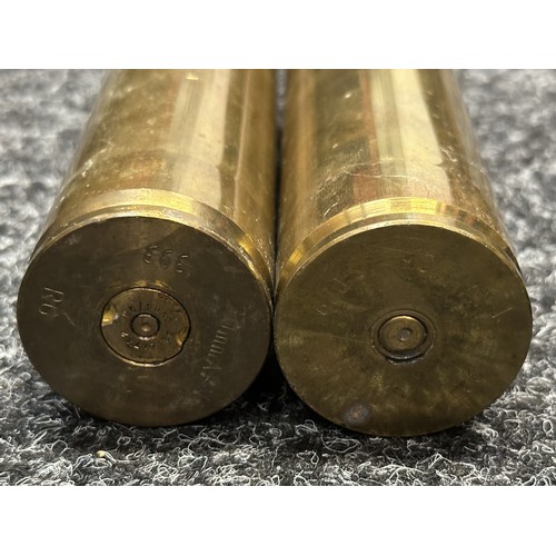 3253 - WW2 British Brass Trench Art, Shell Cases and Inert FFE Fuzes. Includes US .50 cal lighter, 3.7 inch... 