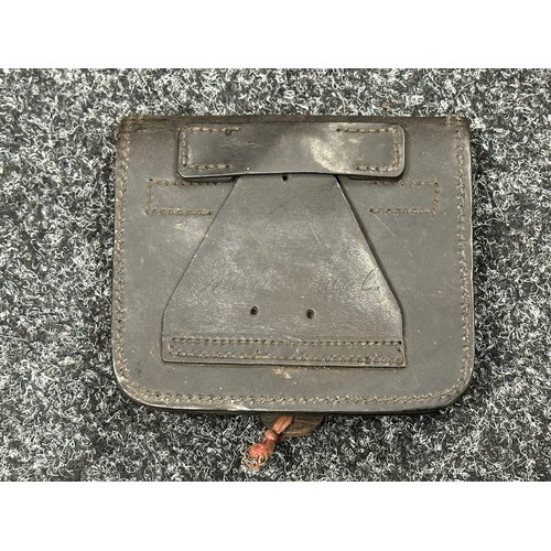 3257 - Mixed militaria items to include WW2 British 1937 Pattern Entrenching Tool Cover dated 1943, Canadia... 