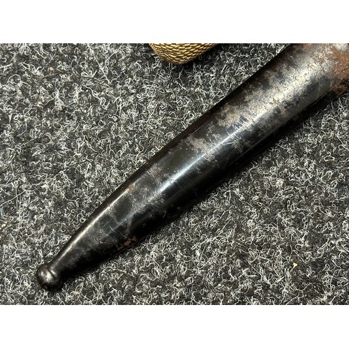 3265 - WW2 Third Reich Heer Parade Bayonet with fullered blade 198mm in length maker marked 