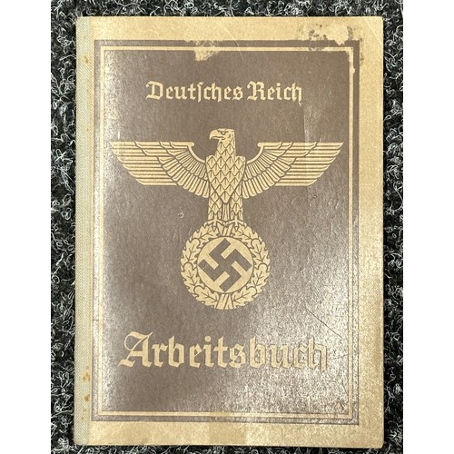 3269 - WW2 Third Reich Documents: Heer Wehrpass issued in 1940 to Gerhard Sommer. Served in 5/Flak Schw. Ab... 