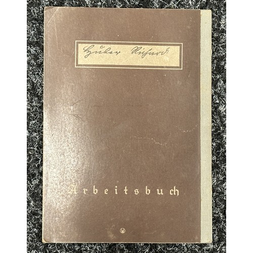 3269 - WW2 Third Reich Documents: Heer Wehrpass issued in 1940 to Gerhard Sommer. Served in 5/Flak Schw. Ab... 