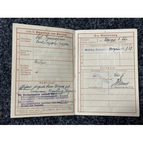 3274 - WW2 Third Reich Luftwaffe Officers Document Group to Major Curt Werner, Luftwaffen Bau-Ersatz Batl. ... 