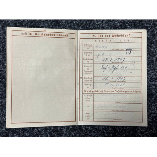 3274 - WW2 Third Reich Luftwaffe Officers Document Group to Major Curt Werner, Luftwaffen Bau-Ersatz Batl. ... 