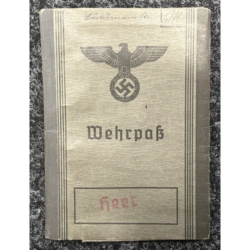 3275 - WW2 Third Reich Heer Medics Wehrpass and documents group to Marzell Muszumanski comprising of Heer W... 