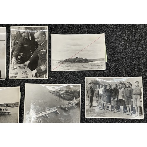 3283 - WW2 Third Reich Press Release Glossy Black and White Photographs. Each measures 175mm x 125mm. Rever... 