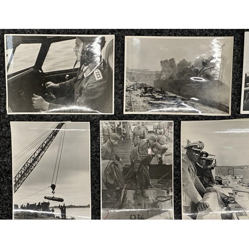 3283 - WW2 Third Reich Press Release Glossy Black and White Photographs. Each measures 175mm x 125mm. Rever... 