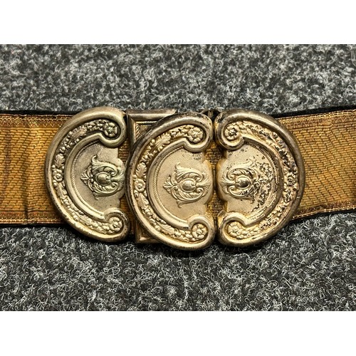 3294 - WW2 Italian Army Officers Cross Belt and Pouch.