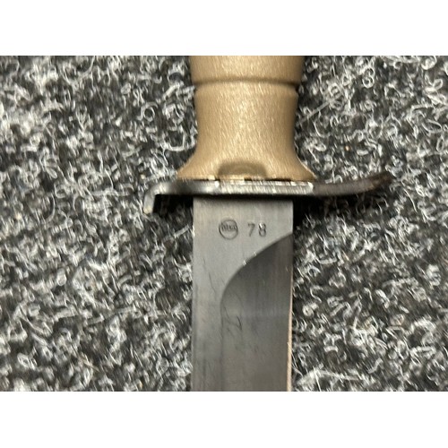 3326 - Austrian Glock 78 Fighting knife with 162mm long blade, maker marked 