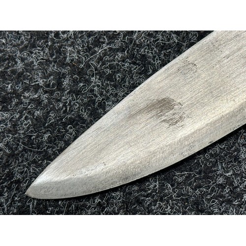 3330 - Gurhka Kukri Knife with 310mm long single edged blade, no markings. Wooden grip. Overall length 425m... 