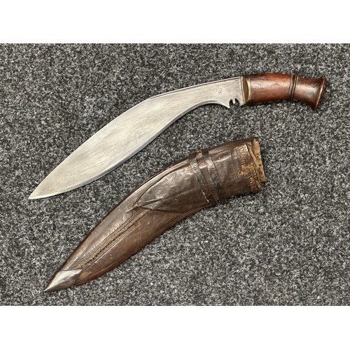 3331 - Gurhka Kukri Knife 327mm long blade. Numbered on spine of blade 