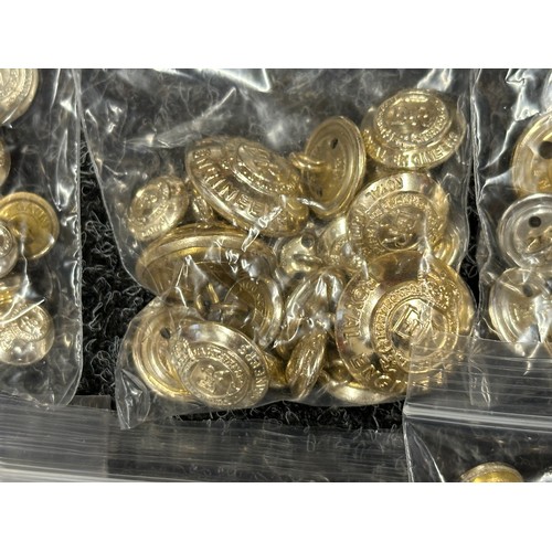 3335 - A quantity of British Army ERII Staybrite Buttons. RAF, RAOC, Guards, Royal Engineers, Ulster Defenc... 