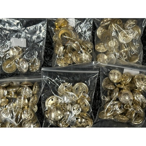 3335 - A quantity of British Army ERII Staybrite Buttons. RAF, RAOC, Guards, Royal Engineers, Ulster Defenc... 