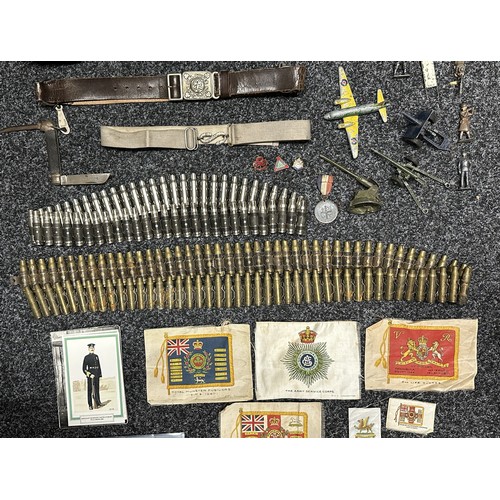 3338 - A collection of Mixed Militaria to include: 3 WW2 British Home front Respirators, two 7.62mm Bullet ... 