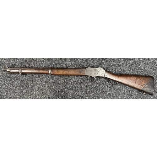 3353 - Martini Henry Carbine MKII .450/557 cal. with 525mm long barrel. No visible serial number. Maker mar... 