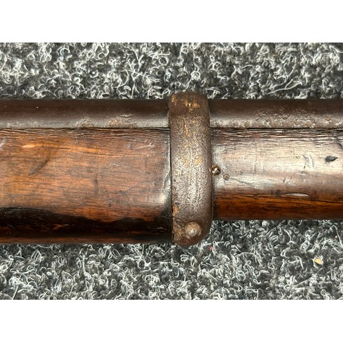 3353 - Martini Henry Carbine MKII .450/557 cal. with 525mm long barrel. No visible serial number. Maker mar... 