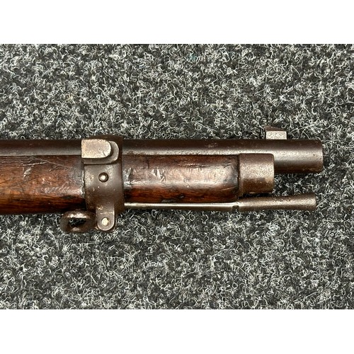 3353 - Martini Henry Carbine MKII .450/557 cal. with 525mm long barrel. No visible serial number. Maker mar... 