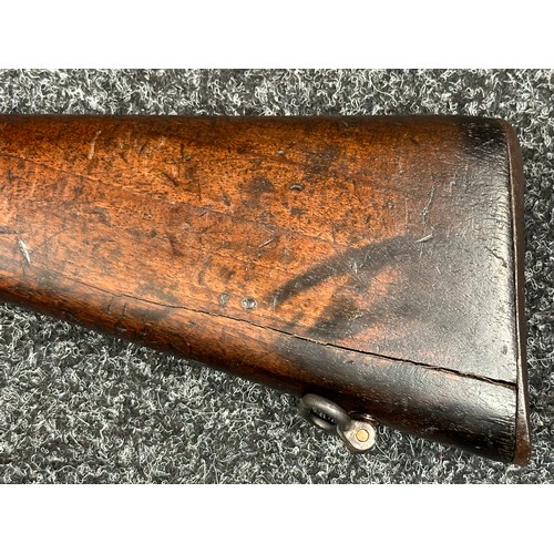 3353 - Martini Henry Carbine MKII .450/557 cal. with 525mm long barrel. No visible serial number. Maker mar... 