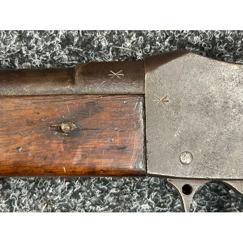 3353 - Martini Henry Carbine MKII .450/557 cal. with 525mm long barrel. No visible serial number. Maker mar... 