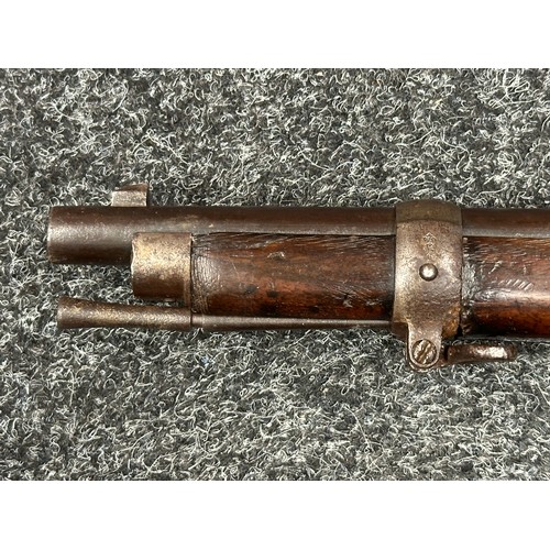 3353 - Martini Henry Carbine MKII .450/557 cal. with 525mm long barrel. No visible serial number. Maker mar... 