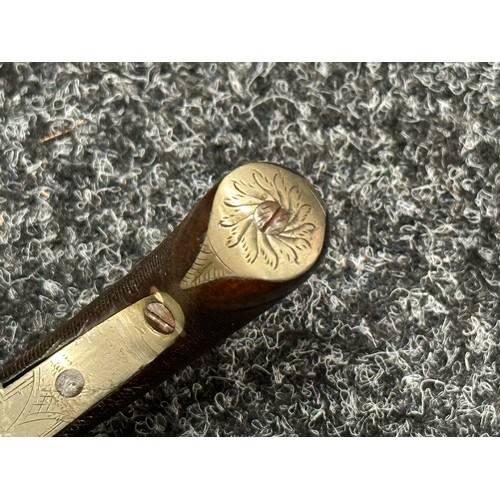 3354 - Percussion cap pocket pistol with 59mm long barrel which will unscrew, English Proof marks. Action a... 