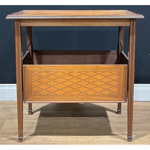 215 - An early 20th century metamorphic drinks or serving table, 66.5cm high, the top 67cm wide and 46cm d... 