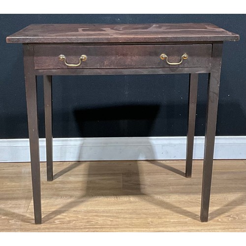 413 - A George III mahogany side table, c.1800