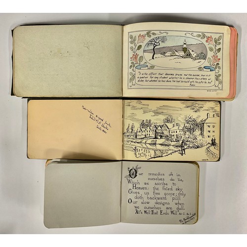 527 - Signatures - an Edwardian autograph album, belonging to M.A. Allen, of Addington House, Long Eaton, ... 