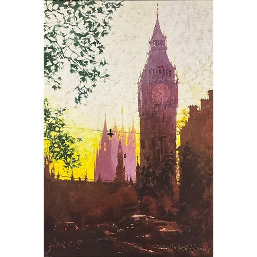 540 - Rolf Harris, Fading Light Parliament, limited edition print, 104/195, 96cm x 71cm overall