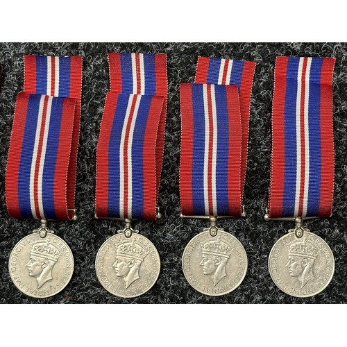 3016 - WW2 British War Medal 1939-45 x 7. All complete with original ribbons. (7)