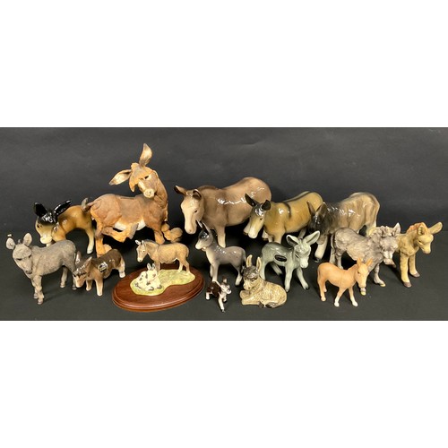 89 - A Beswick model Donkey, others Border Fine Arts, Melba, etc qty