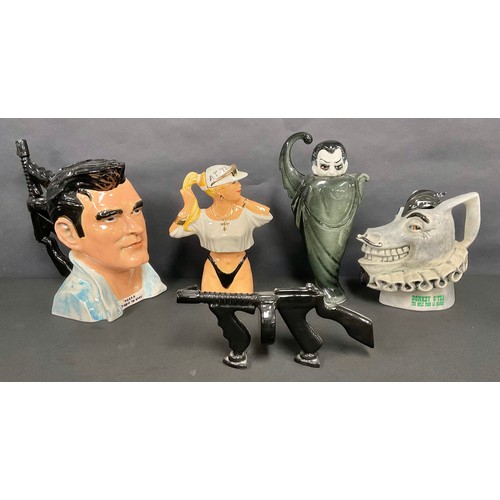 A Gary Seymour novelty teapot, modelled as Morrisey, inscribed 'Mozza ...