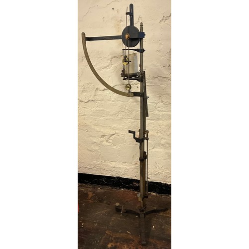 47 - A Goodbrand & Co., Makers of Manchester, Floor-standing Yarn Tensile Strength Tester, 155.5cm high.