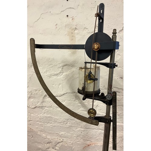 47 - A Goodbrand & Co., Makers of Manchester, Floor-standing Yarn Tensile Strength Tester, 155.5cm high.