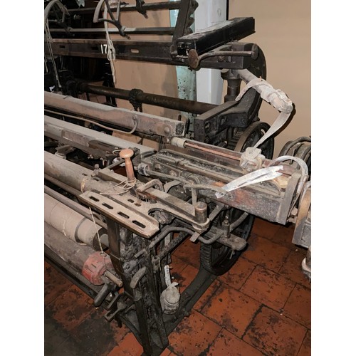 58 - A Yorkshire cross-bar weaving loom, 148cm high x 227cm wide x 110cm deep.

***Please note this lot i... 